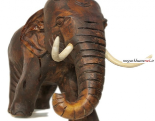 مجسمه چوبی – فیل