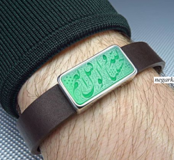 دستبند عقیق سبز
