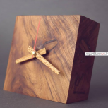 ساعت رومیزی چوب گردو دستساز
